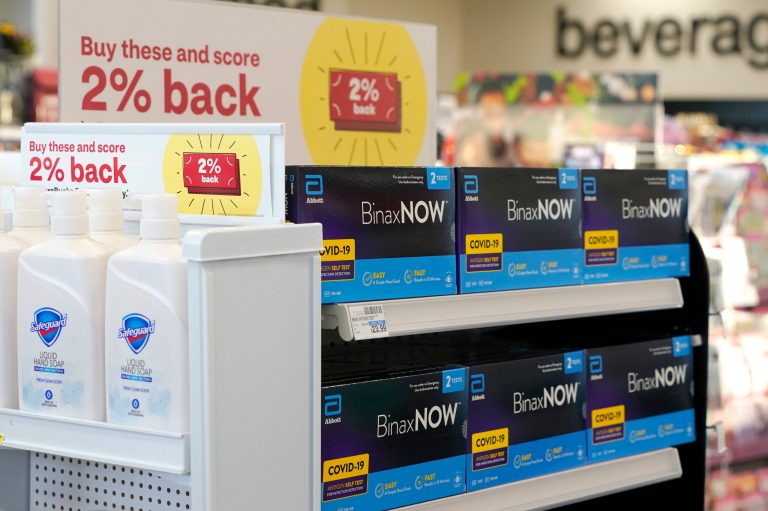 COVID-19 test demand spikes at pharmacies as new variants spread