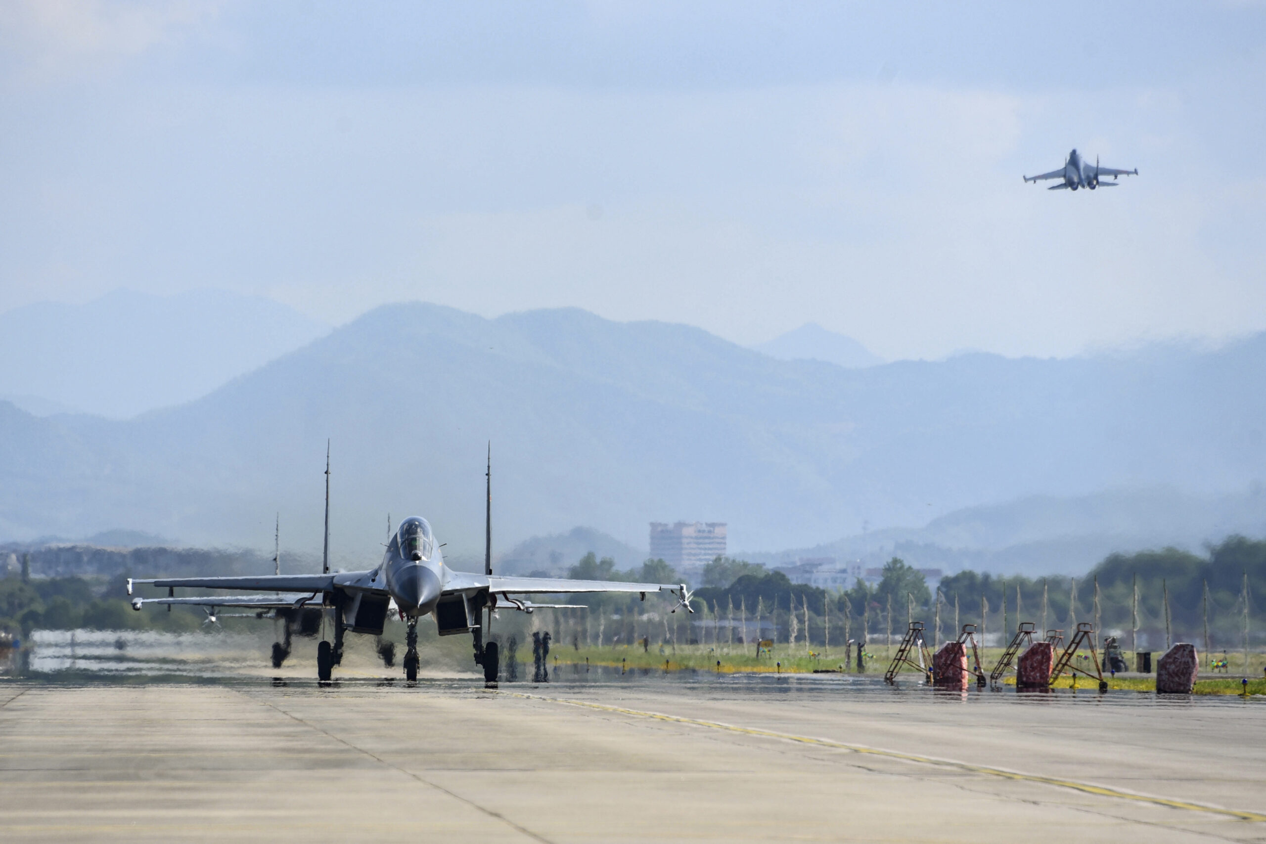 China continues to flex military muscle in Asia with air force exercise