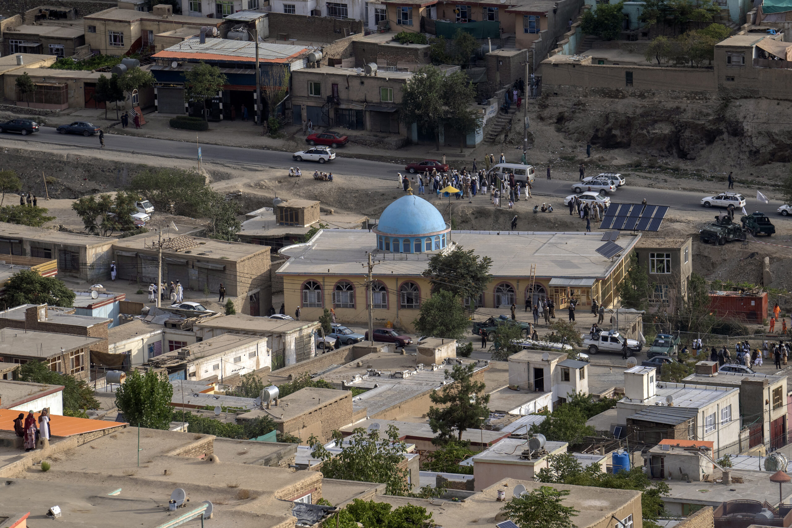 At least 21 killed in explosion at Afghanistan mosque, including prominent prayer leader