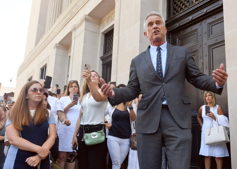 RFK Jr. shares shirtless video of himself working out in a slight jab at Biden