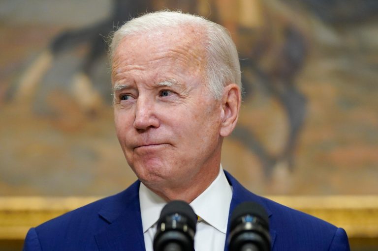 President Joe Biden speaks about student loan debt forgiveness.