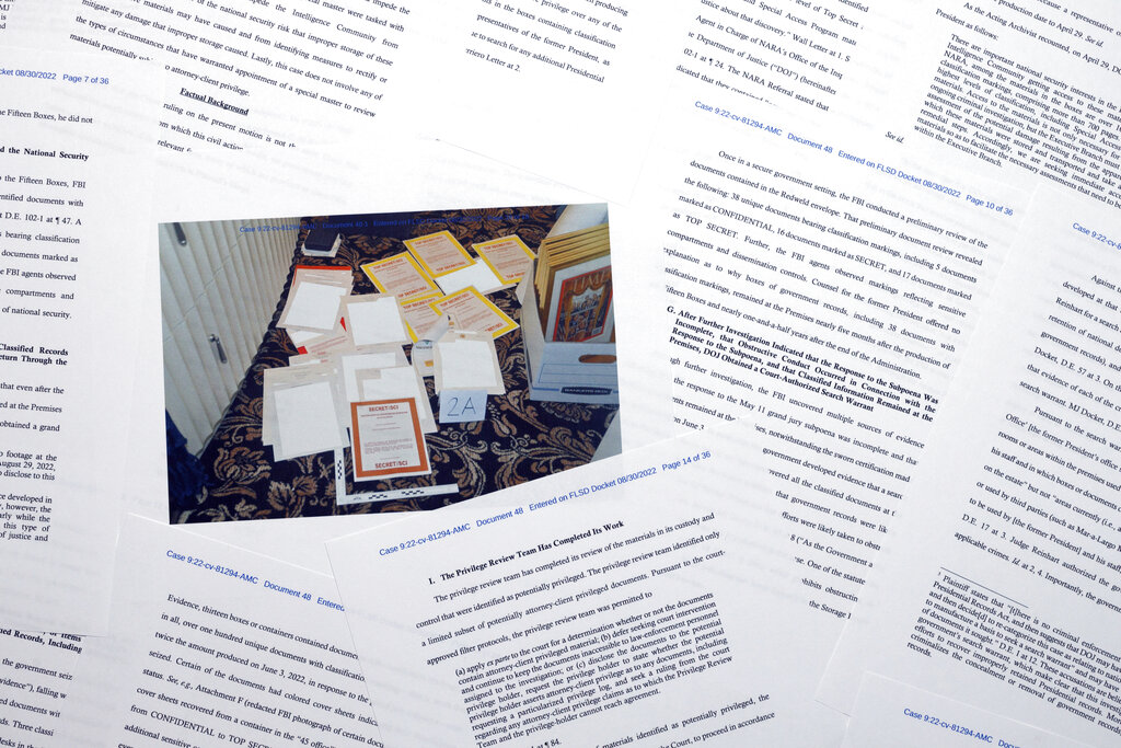 We don’t know what was in those documents Trump took. We do know they weren’t his to take
