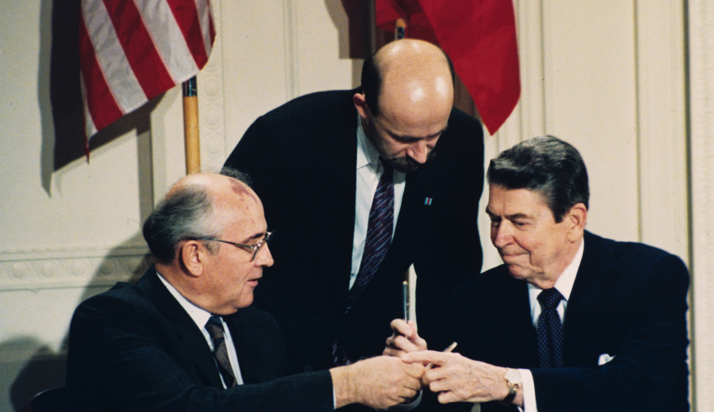 One and three-quarters cheers for the late Mikhail Gorbachev