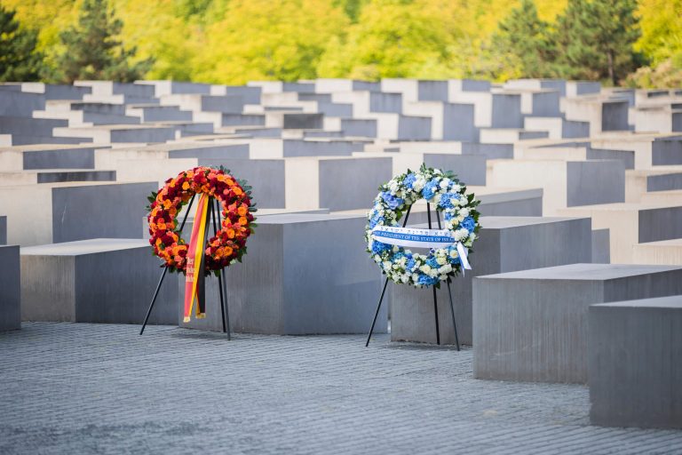 Far-right German politician under scrutiny after appearing to dance on Holocaust memorial