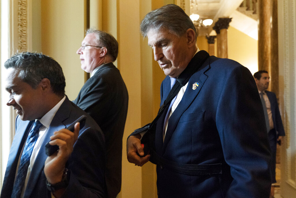 Manchin approval in free fall after Inflation Reduction Act vote
