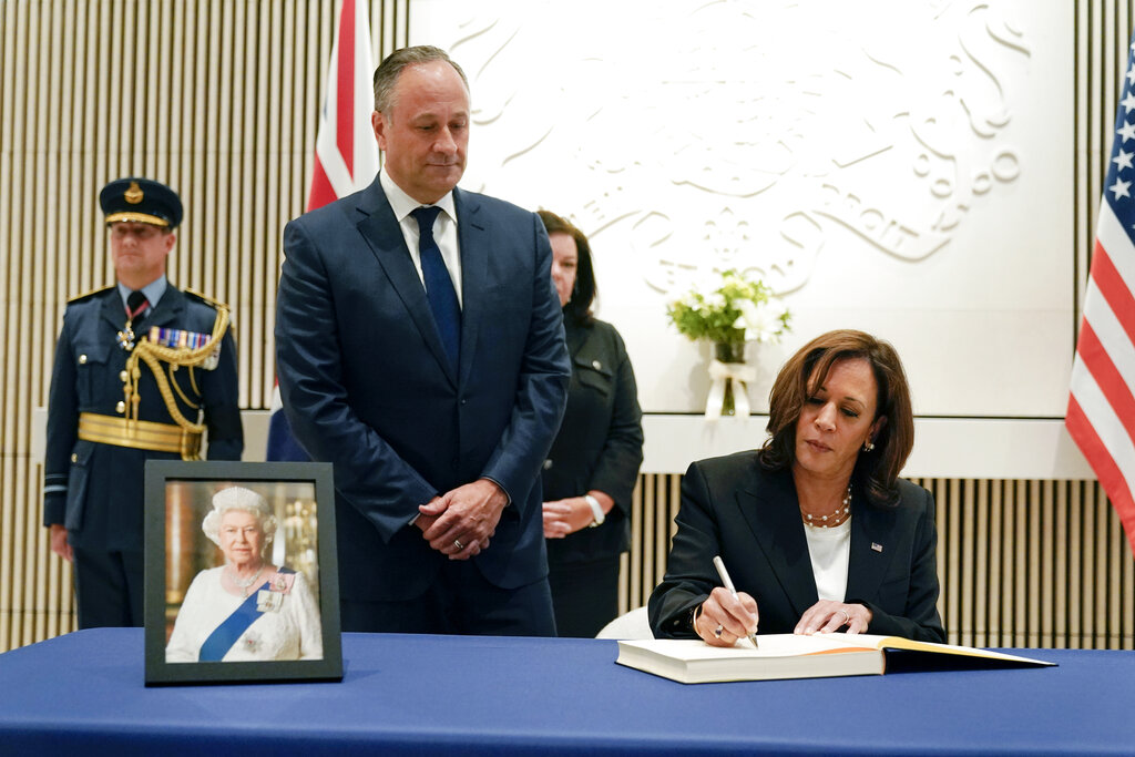 Kamala Harris to attend service honoring Queen Elizabeth II