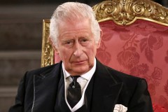 ‘It’s a piece of cake’: British oil activists smash cake into King Charles III’s wax statue