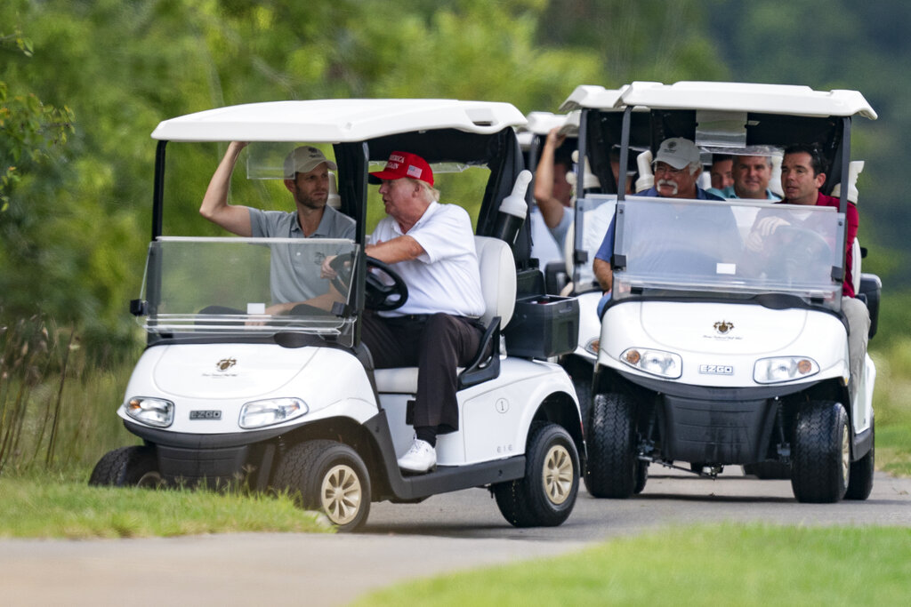 Trump to a tee: Reason revealed for mystery visit to Virginia golf course