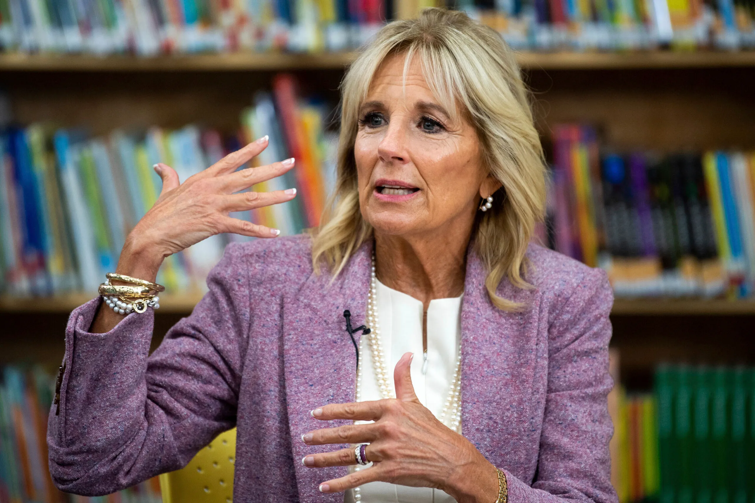 First lady says she and Biden haven’t talked about running in 2024