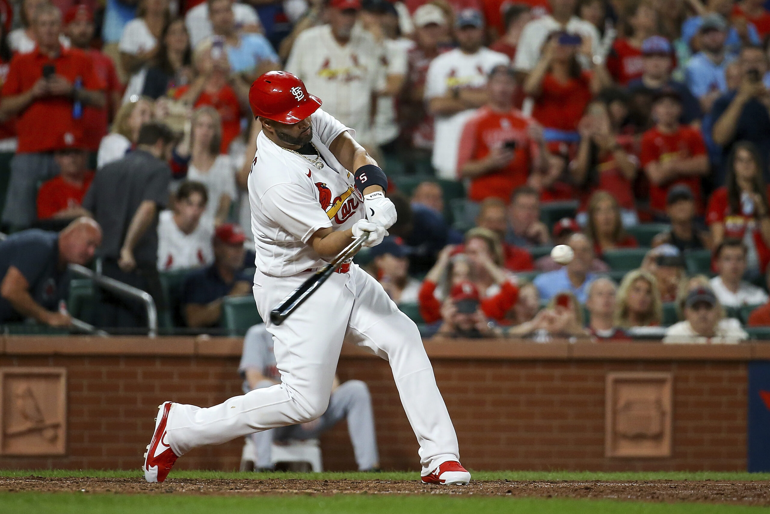WATCH: MLB legend Albert Pujols blasts huge home run to move closer to historic number