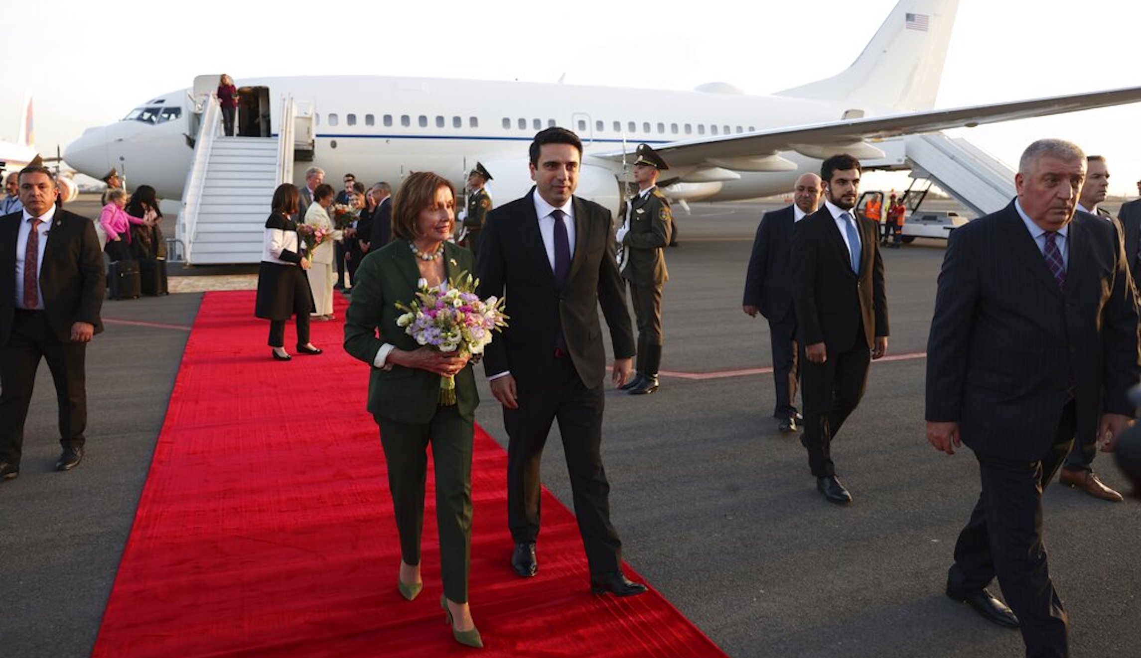 Pelosi makes surprise visit to Armenia amid deadly Azerbaijan clashes