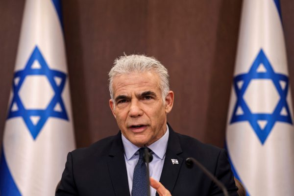 Israel’s Lapid conditions ‘two-state solution’ on no Palestinian ‘terror base’