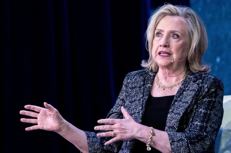 Hillary Clinton speaks at the Clinton Global Initiative, Tuesday, Sept. 20, 2022, in New York.
