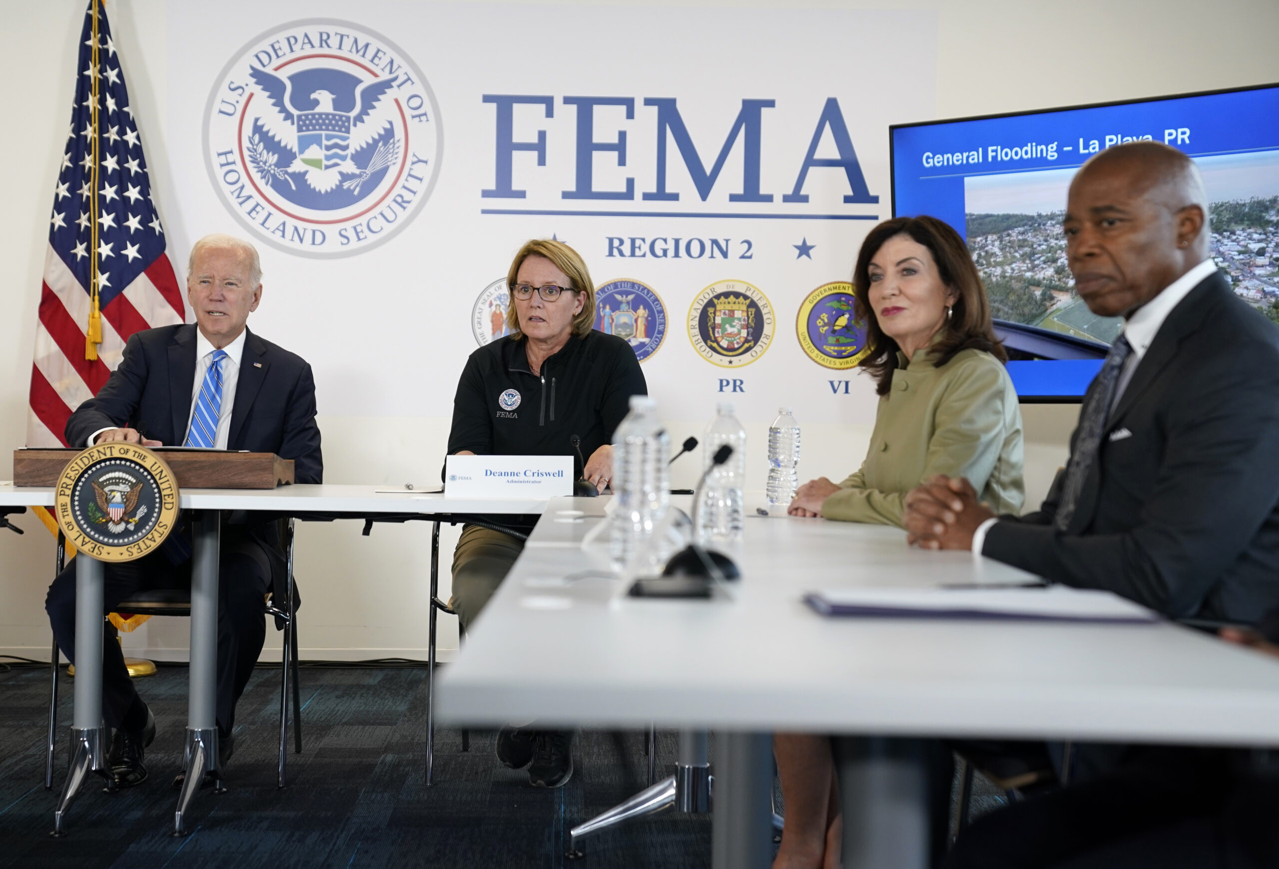 Biden ‘laser-focused’ on providing hurricane relief to Puerto Rico