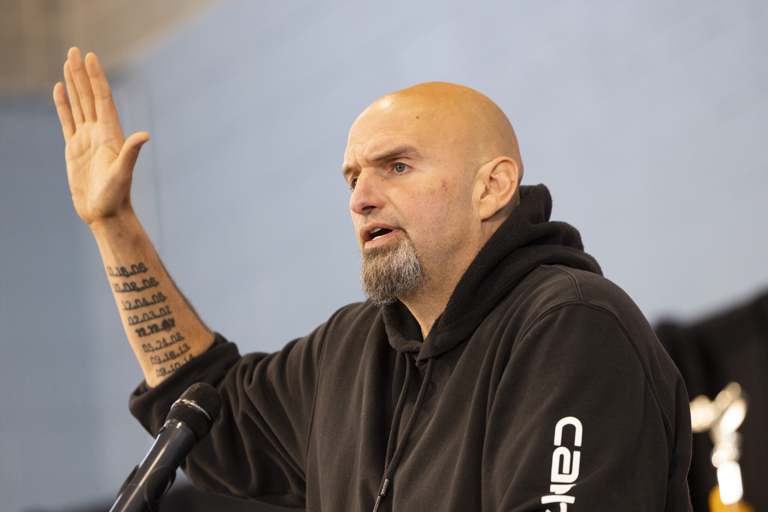 Fetterman spurns Democratic anti-fracking message in bid for rural support