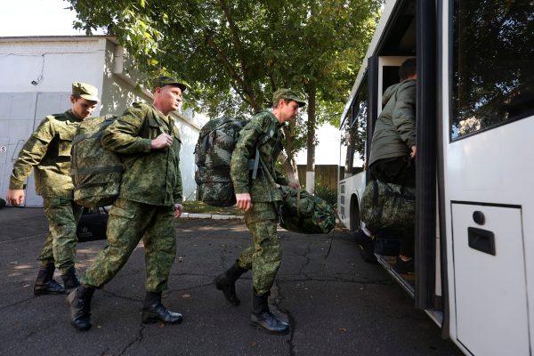 ‘First portions’ of Russian reservists reach Ukraine, Pentagon says