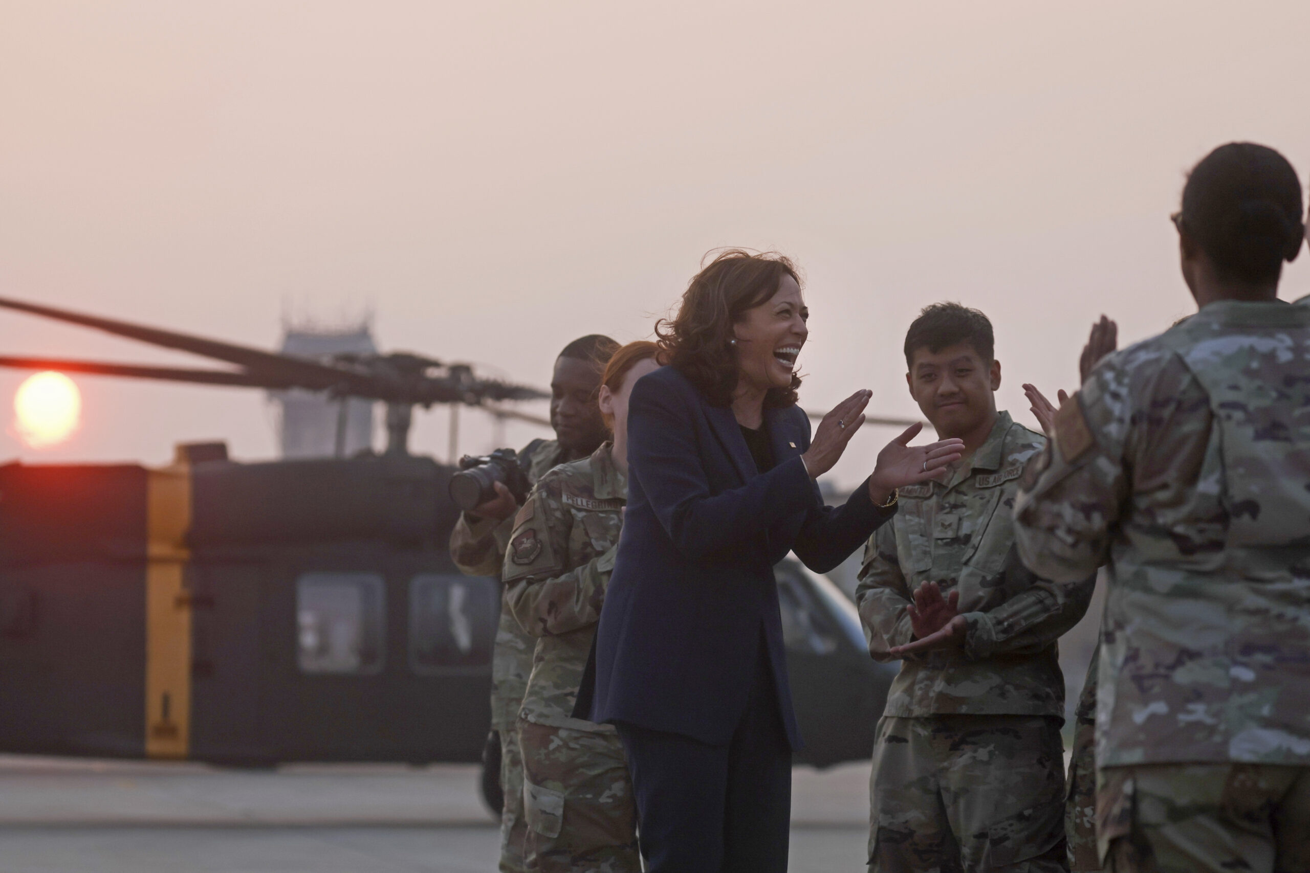 Harris accidentally commends alliance with ‘Republic of North Korea’ during DMZ visit