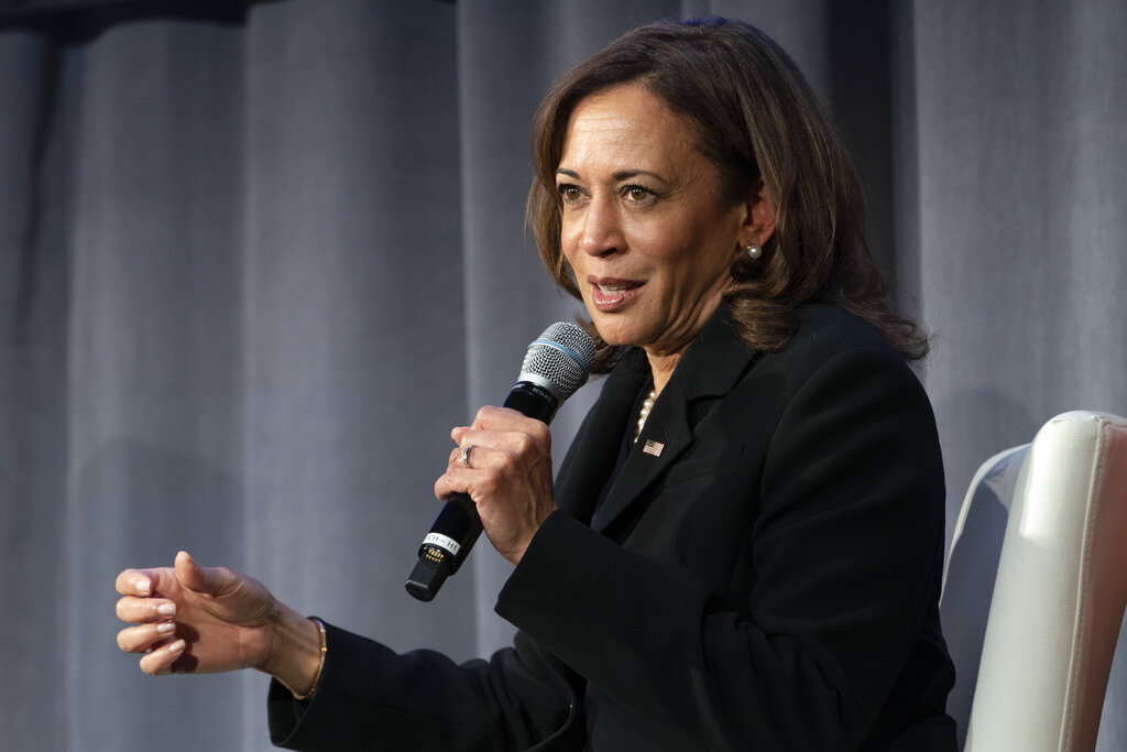 Just two more senators: Harris urges Democrats to polls for abortion rights