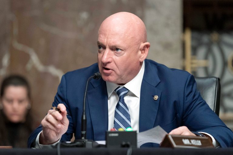 Senate Democrat Mark Kelly slams Biden for border crisis