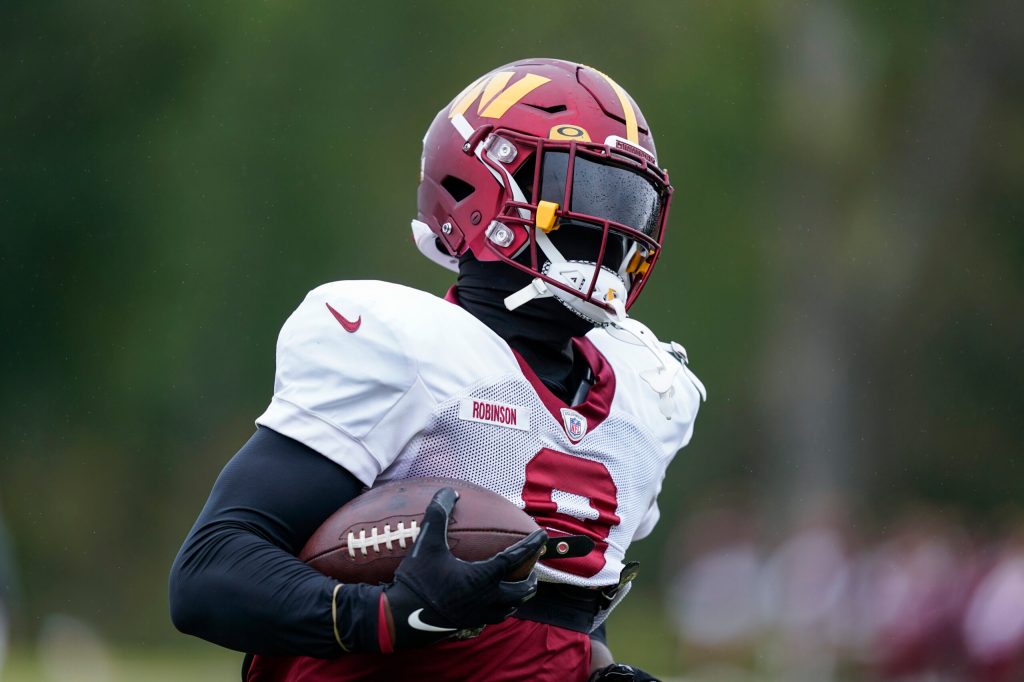 Commanders activate rookie running back Brian Robinson just weeks after he was shot
