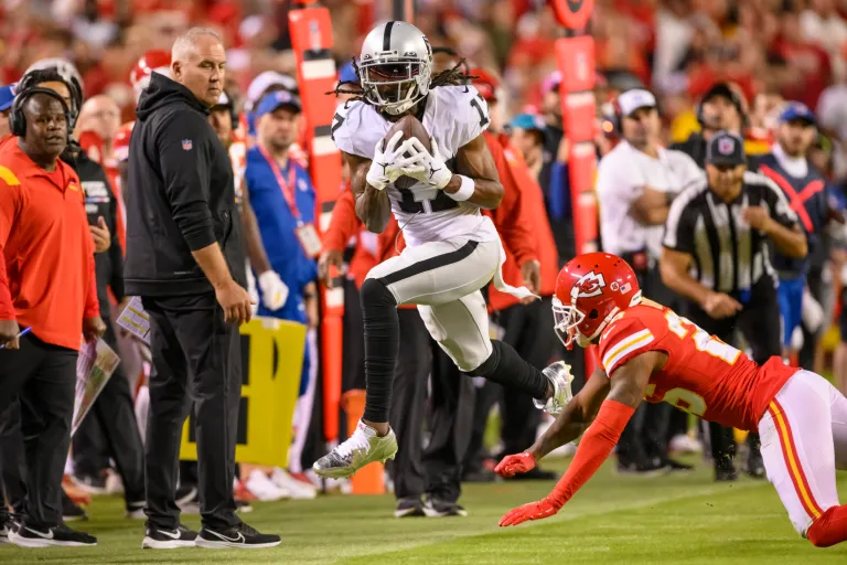 Las Vegas Raiders wide receiver Davante Adams.