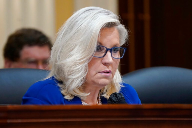 Rep. Liz Cheney, R-Wyo., speaks as the House select committee investigating the Jan. 6 attack on the U.S. Capitol holds a hearing on Capitol Hill in Washington, Thursday, Oct. 13, 2022. 