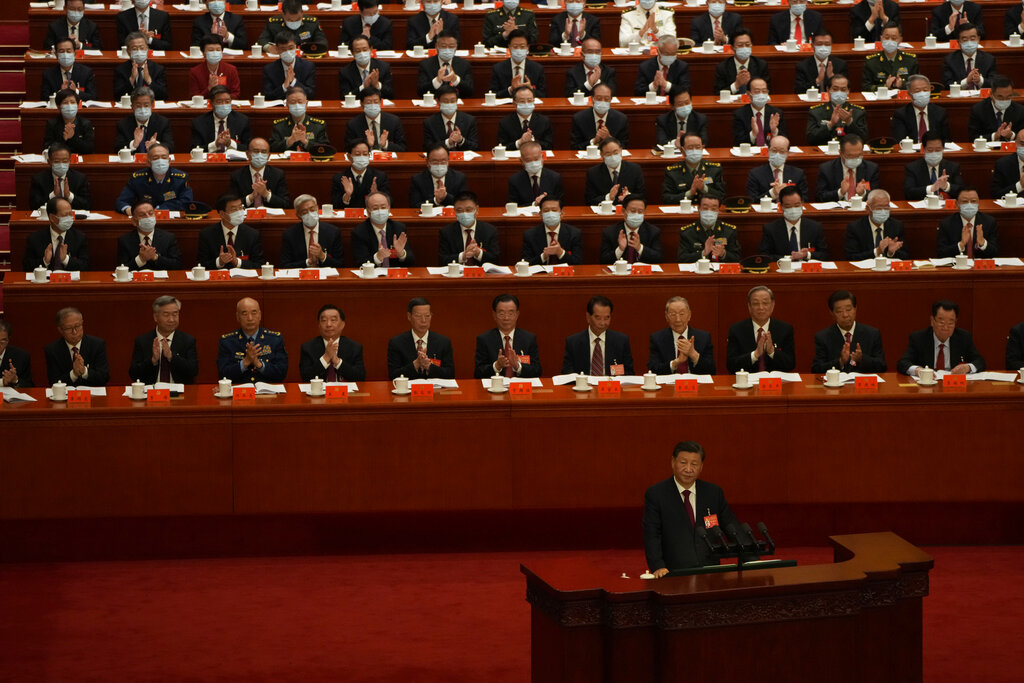 China’s Xi calls for military growth as party congress opens
