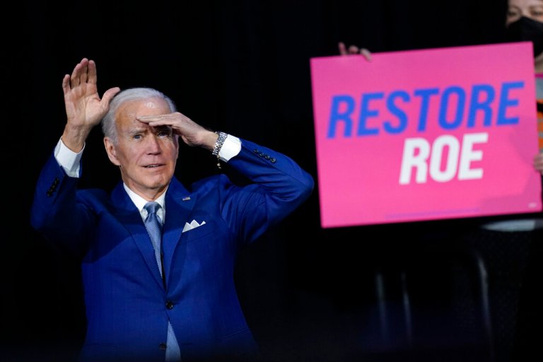President Joe Biden waves as he departs after speaking about abortion access during a Democratic National Committee event, Tuesday, Oct. 18, 2022, at the Howard Theatre in Washington. 