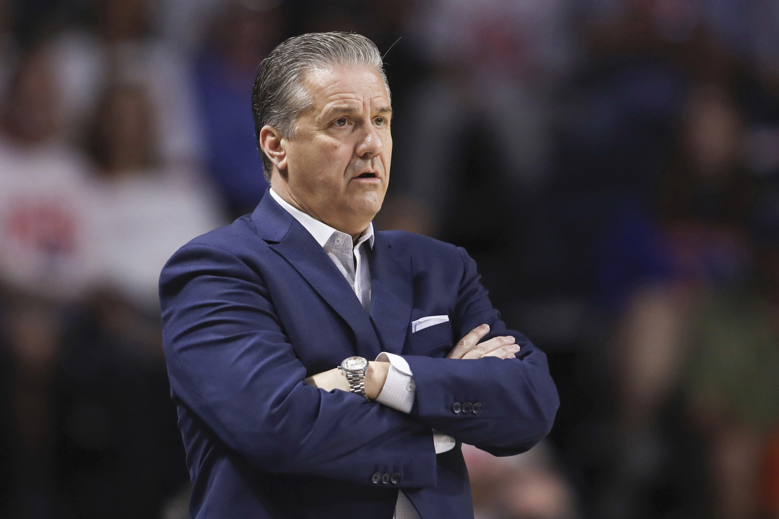 SEE IT: University of Kentucky coach moved by coal miner in audience offers his family VIP experience