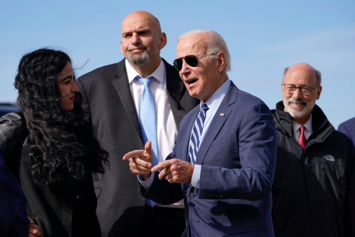 White House press secretary Karine Jean-Pierre danced around concerns regarding Pennsylvania Senate candidate Lt. Gov. John Fetterman's health raised by his performance during his Tuesday night debate against Dr. Mehmet Oz.