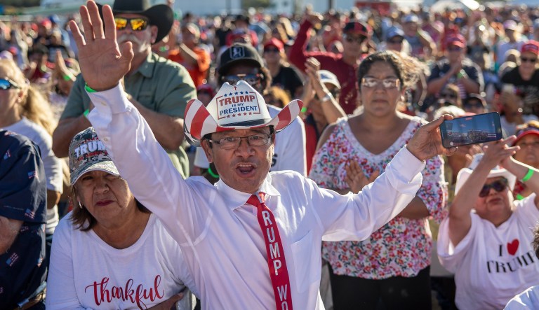 Trump supporters at Texas rally strongly oppose Abbott and DeSantis in 2024