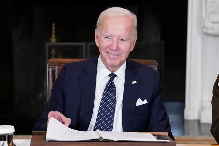President Joe Biden heartily celebrated the latest Gross Domestic Product report as a sign that his administration's economic policies are working and that the U.S. is not slipping into a recession.