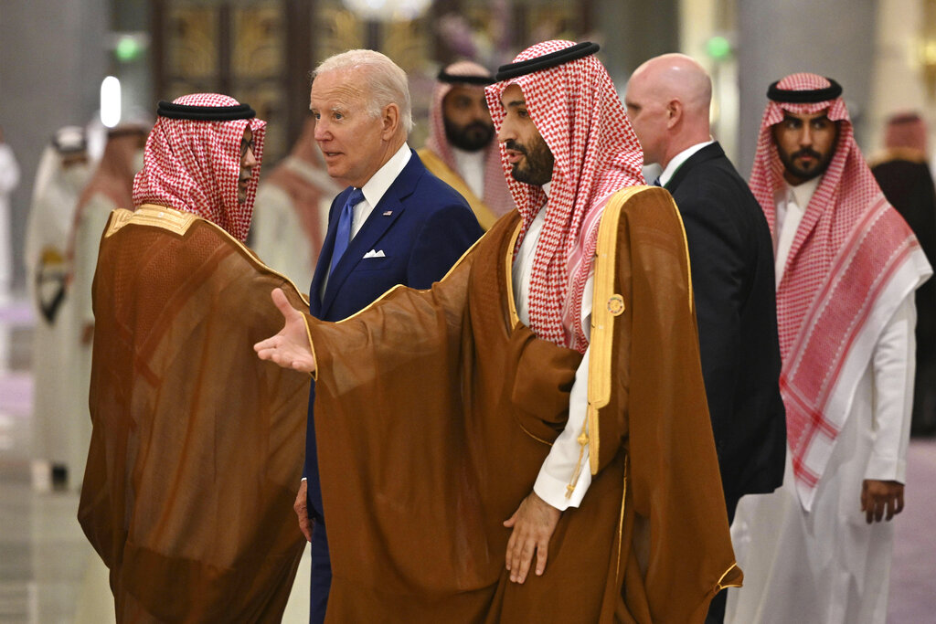 Biden dials back fight with Saudi Arabia as gas prices drop