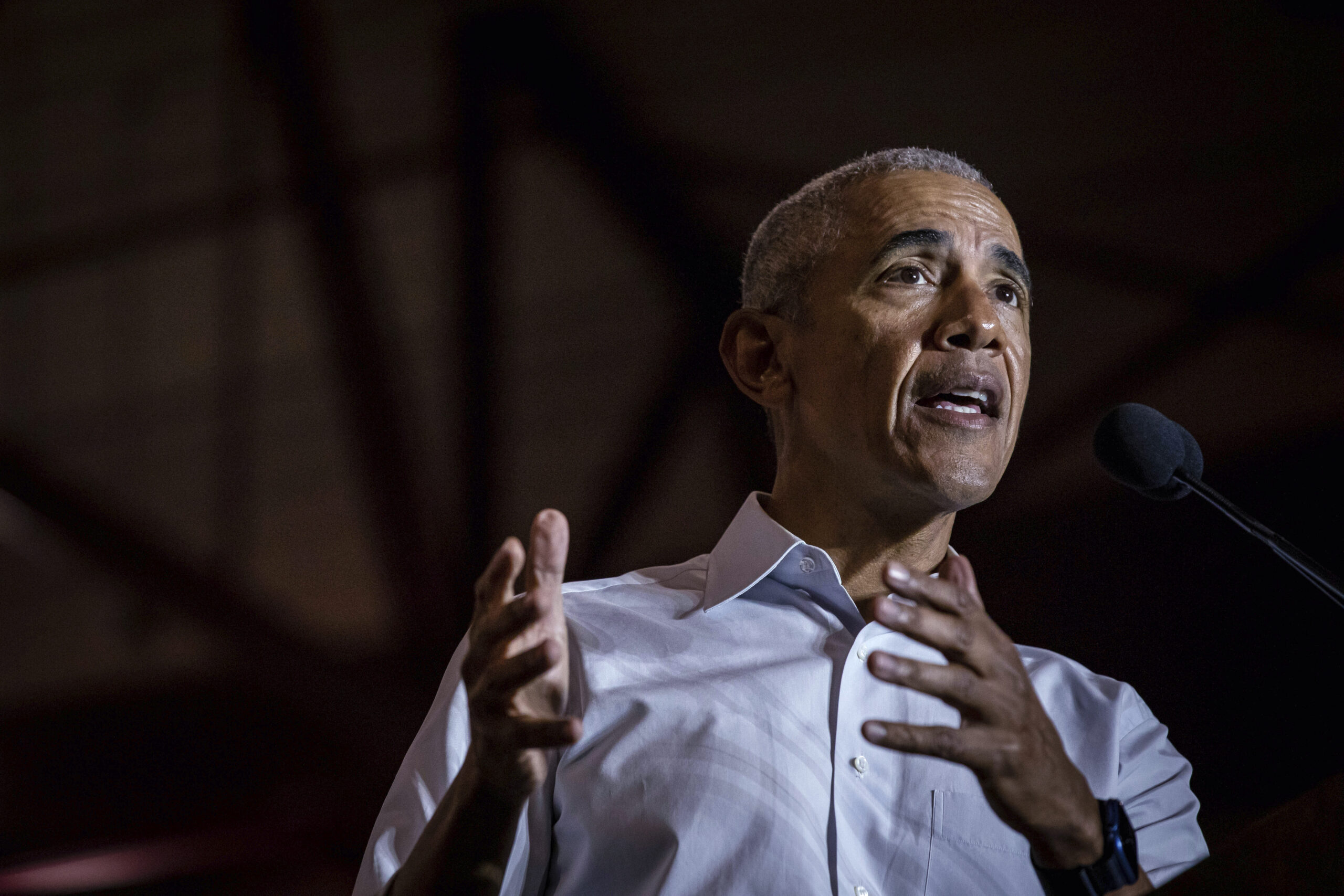Obama drums up support for Fetterman against ‘snake oil man’ Oz