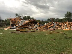 One dead, dozens hurt as tornadoes hit Texas and Oklahoma