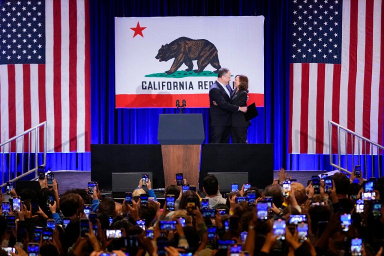 Harris’s husband tells Democrats to rally behind VP in 2024 if Biden steps aside