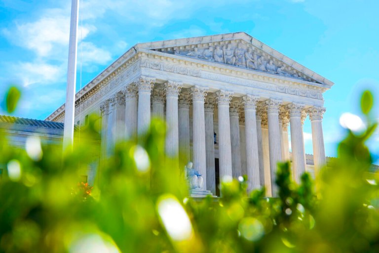 The Supreme Court is seen on Election Day in Washington, Tuesday, Nov. 8, 2022. 