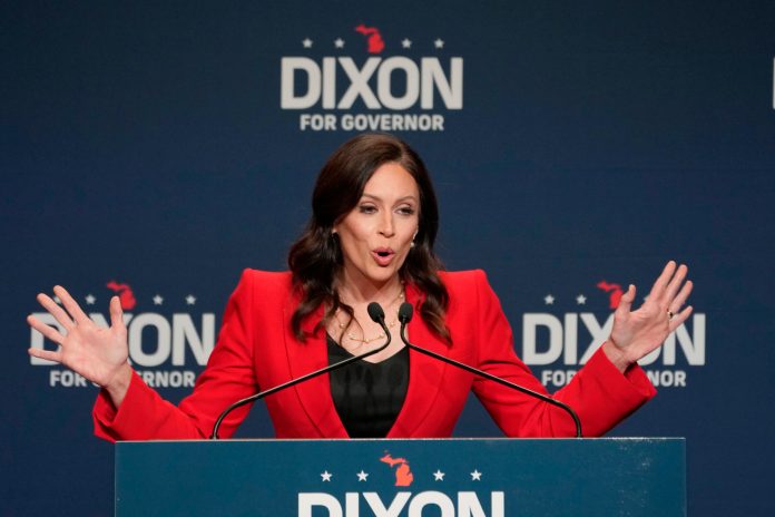 Tudor Dixon lashes out at Michigan GOP after underperformance in elections