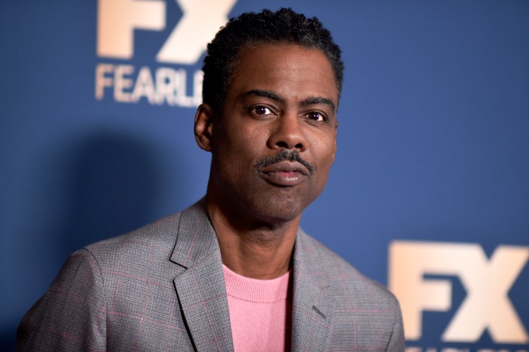 FILE - Chris Rock appears at the Television Critics Association Winter press tour in Pasadena, Calif., on Jan. 9, 2020. (Photo by Richard Shotwell/Invision/AP, File)