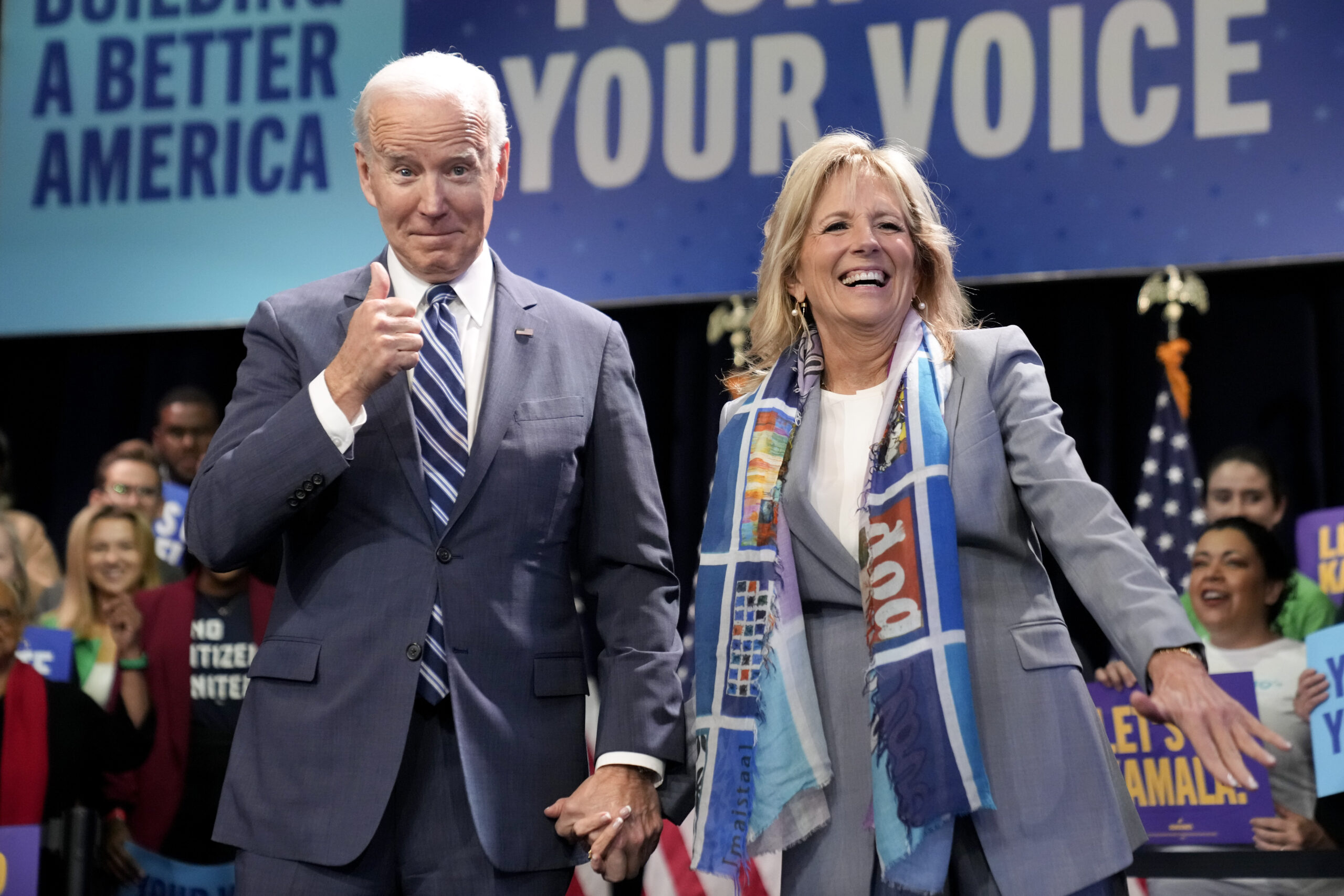 Biden heads overseas ‘with the wind at his back’ following midterm elections