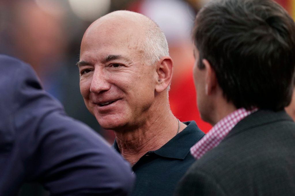 Jeff Bezos hires firm to explore bid on Washington Commanders