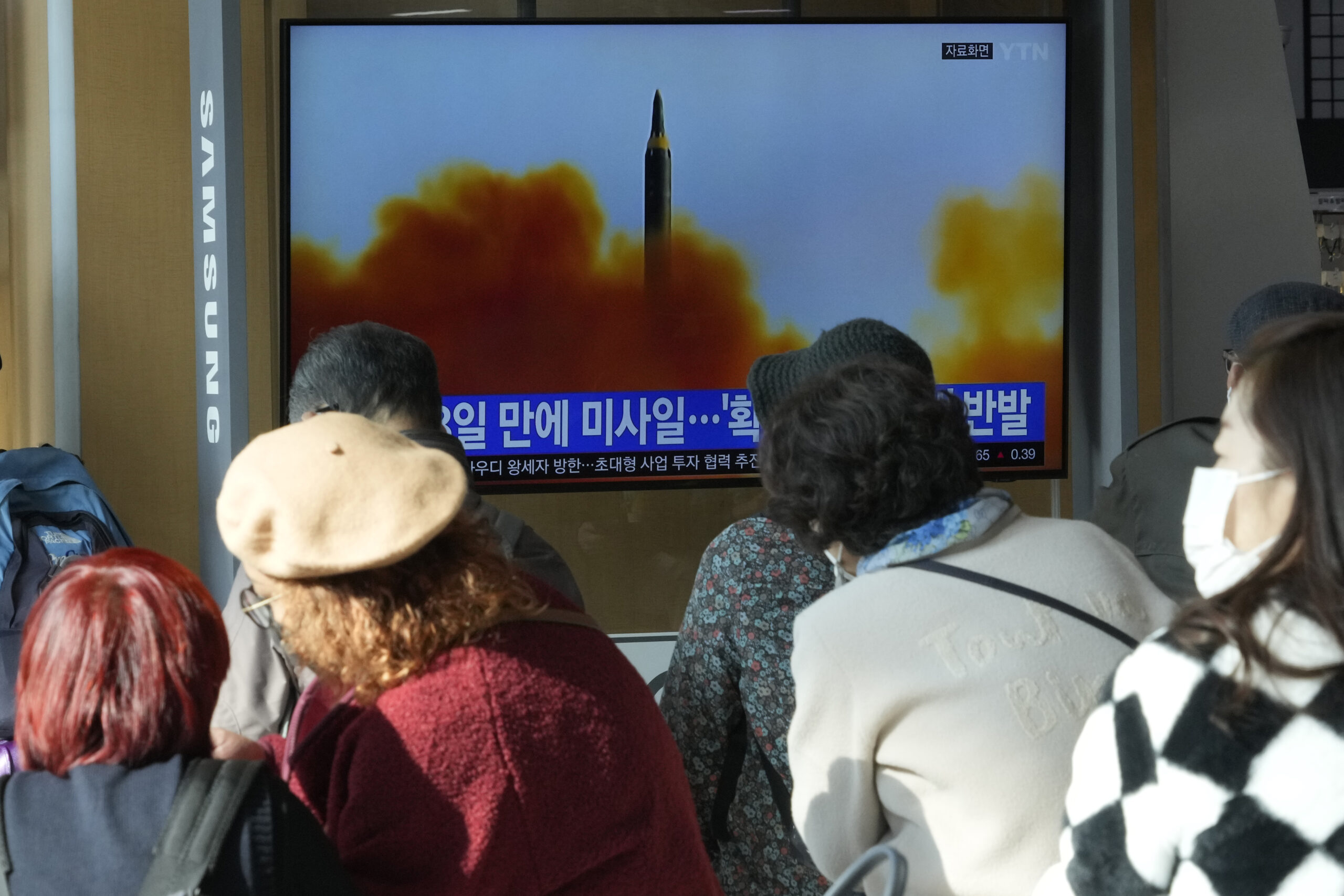 North Korea fires missile after threatening ‘fiercer’ step