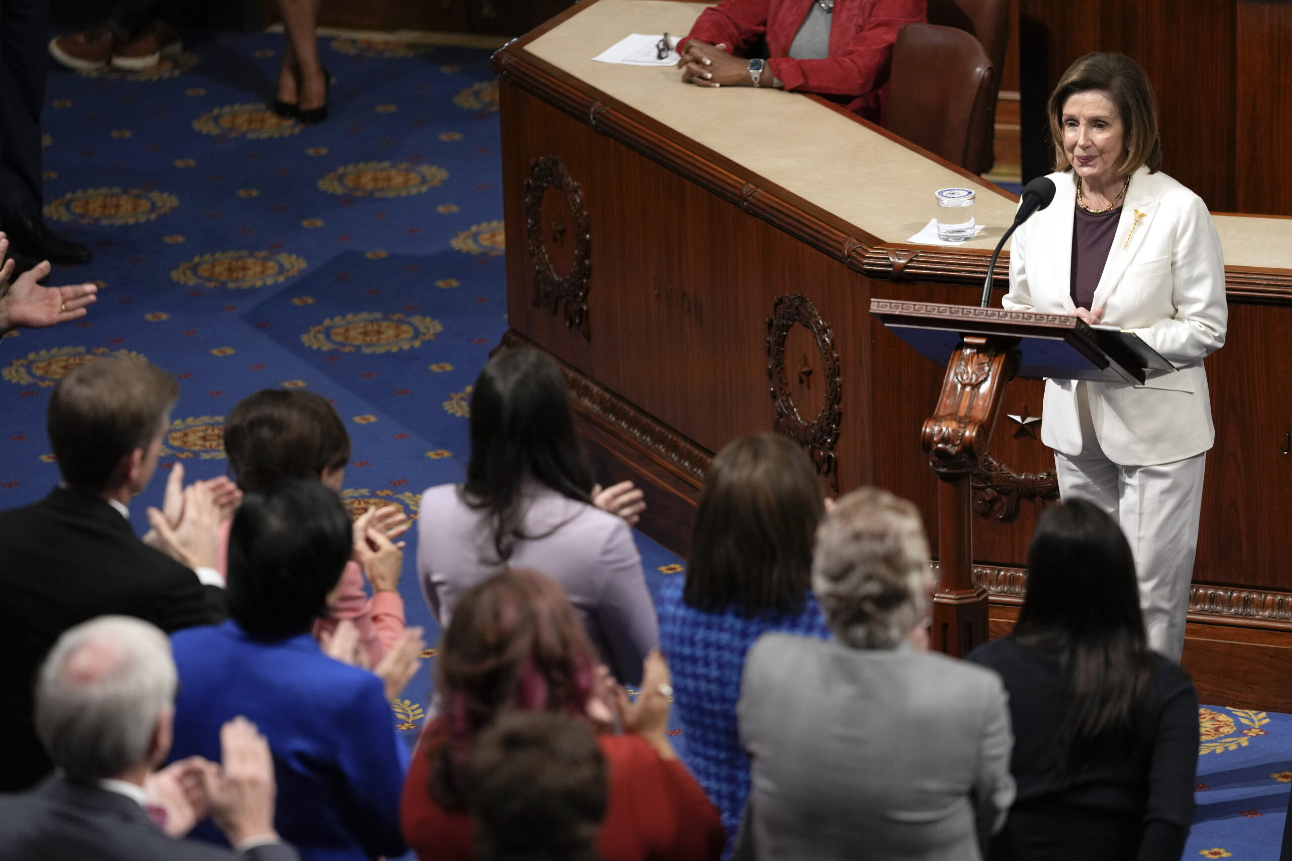 WATCH: House breaks into standing ovation as Pelosi pays tribute to husband Paul