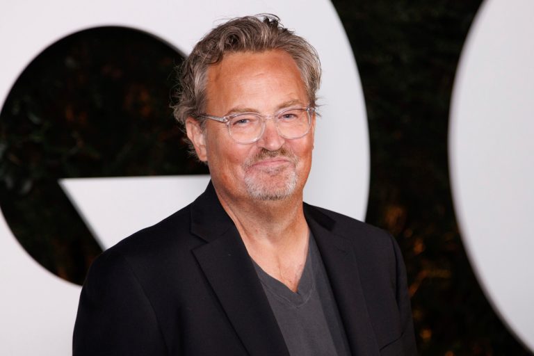 Matthew Perry arrives at the 2022 GQ Men of the Year Party on Nov. 17, 2022, at the West Hollywood Edition in West Hollywood, California.