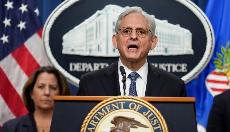 Garland looks hypocritical in naming special counsel against Trump but not Biden