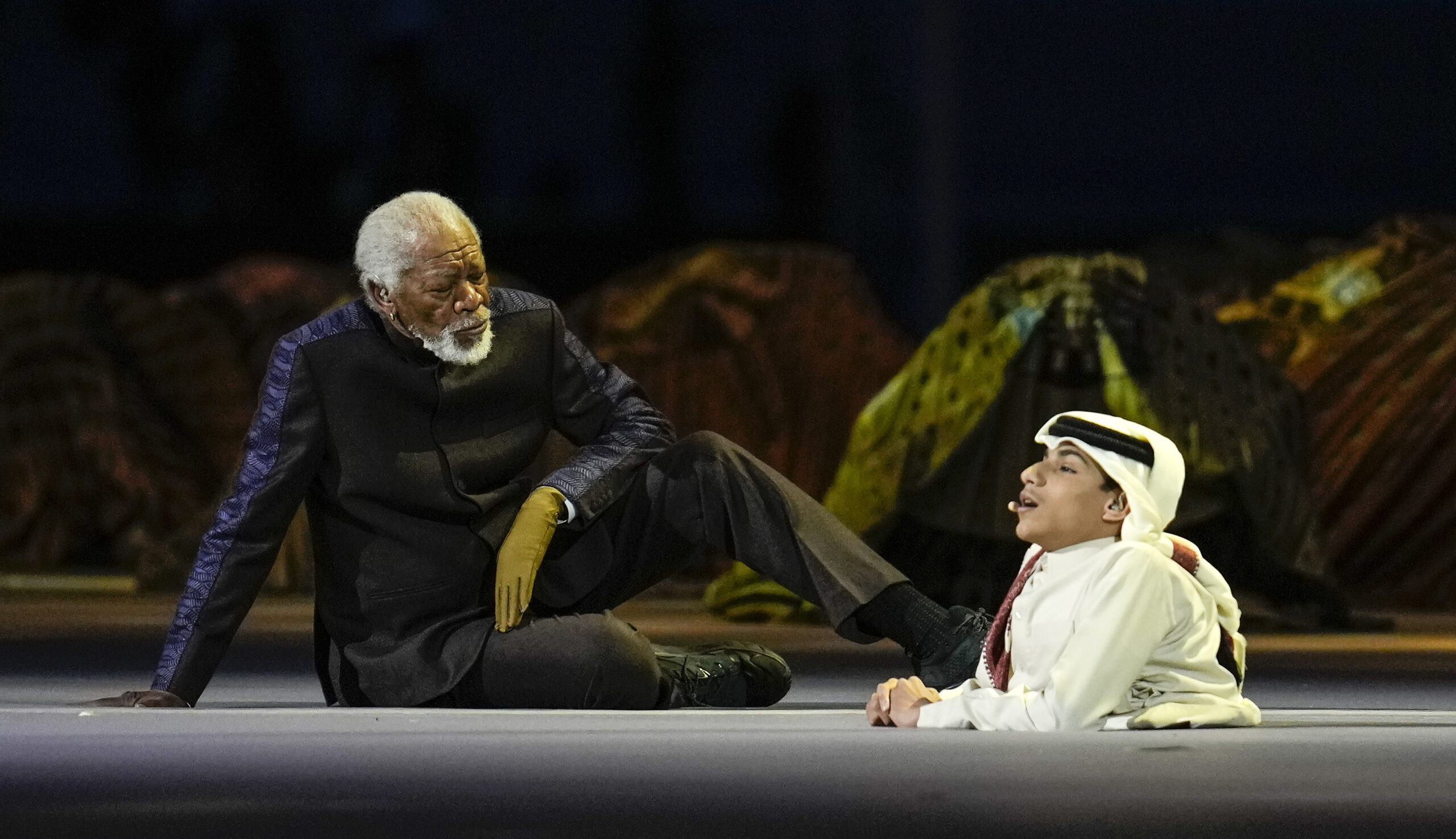World Cup 2022: Morgan Freeman faces fan backlash after leading opening ceremony