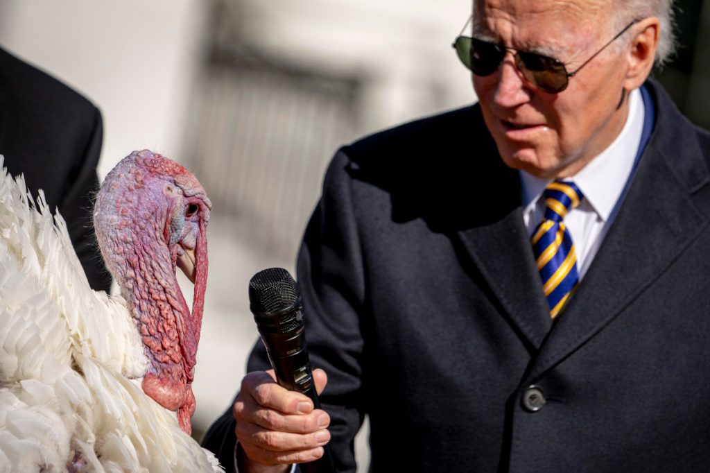 White House mum on whether Biden reelection discussion on Thanksgiving menu