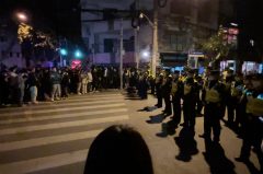 WATCH: Chinese protesters met with force by police over COVID-19 restrictions