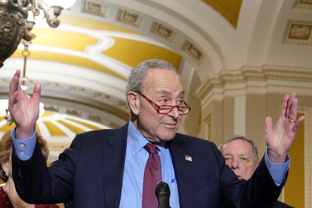 Manchin will get vote on permitting bill meant to speed projects, Schumer says
