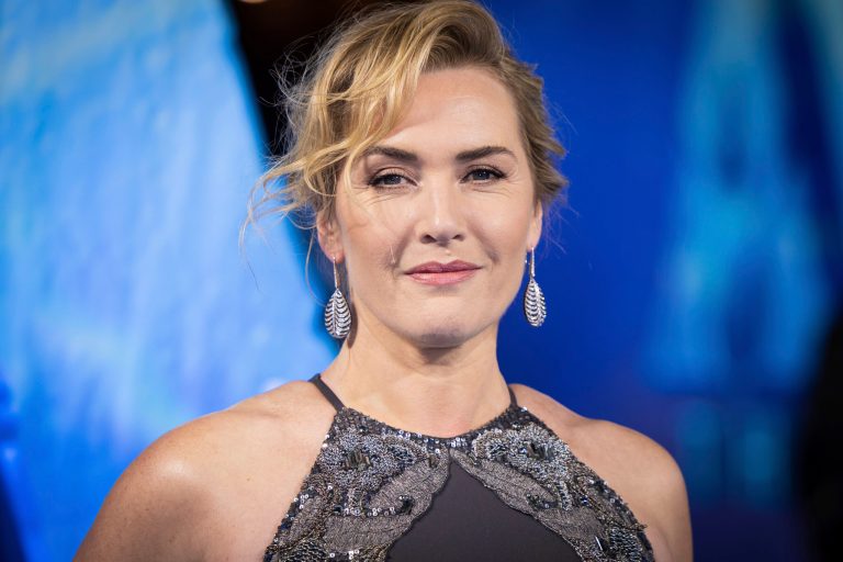 Kate Winslet poses for photographers upon arrival at the World premiere of the film 'Avatar: The Way of Water' in London, Tuesday, Dec. 6, 2022. 